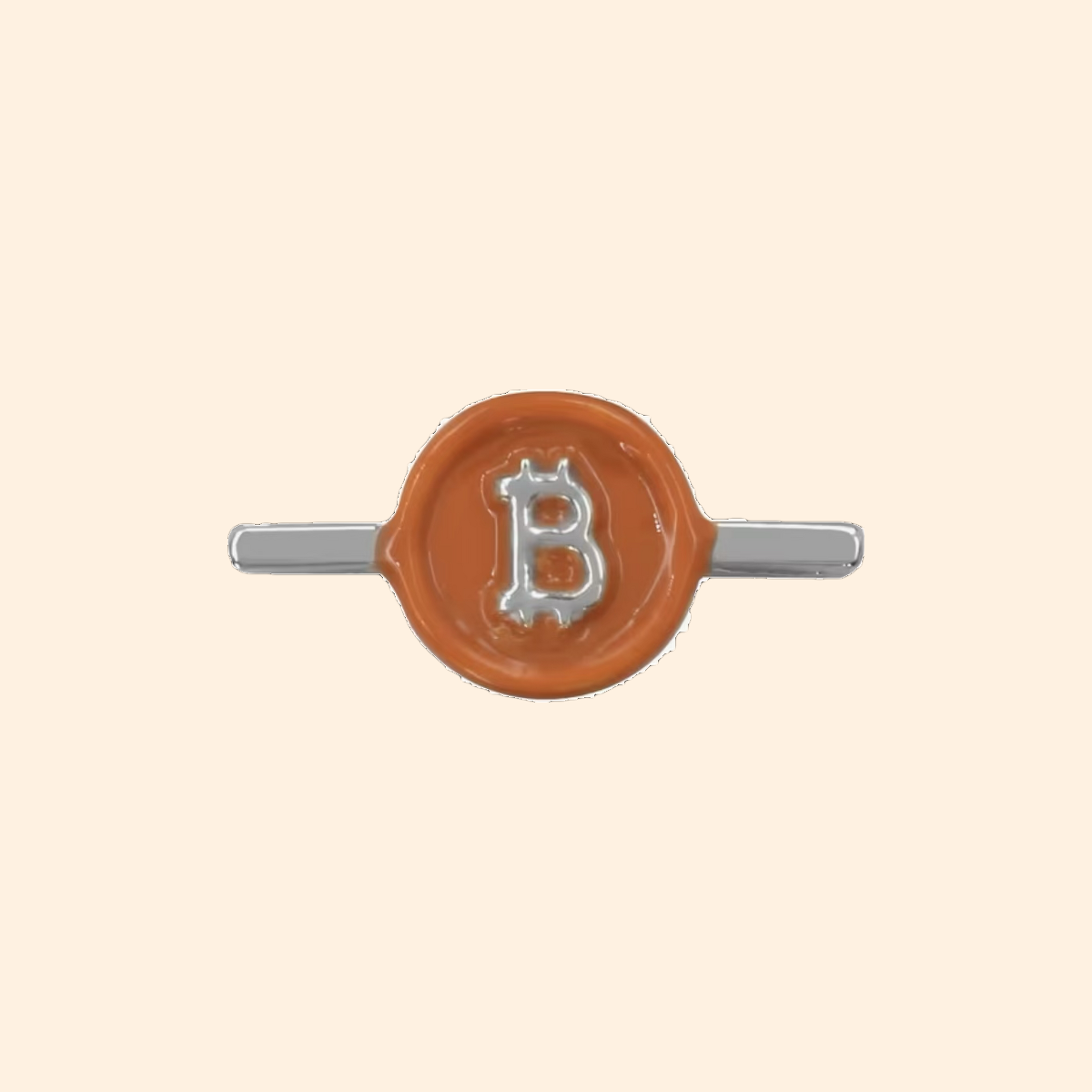 Bitcoin Seal charm — STRPD charm
